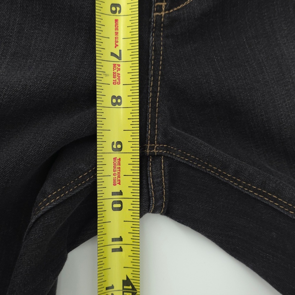 White House Black Market Blanc Boot Leg Womens Jeans 8R Gray Dark Wash Denim - Picture 9 of 11